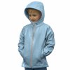 922006 softshellová dětská bunda Mishino ptačí stopy na modré vzor 713085 1 starší