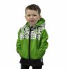 922010 softshellová dětská bunda Mishino cik cak zelený 713002 mladší