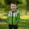 922010 softshellová dětská bunda Mishino cik cak zelený 713002 mladší pozadí
