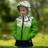 922010 softshellová dětská bunda Mishino cik cak zelený 713002 starší pozadí