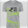 950079 funkční tričko UEC CUP 2024 Benátky šedé a neon zelené linky