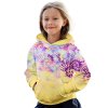 943044 mikina dívčí LAURA vzor 702095 Barevné sny bila
