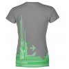 913001 16 dámské funkční tričko Mishino futuristické zeleno šedé ZD2