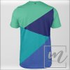 904013 1 pánské funkční tričko Mishino klíny modrozelené ZD