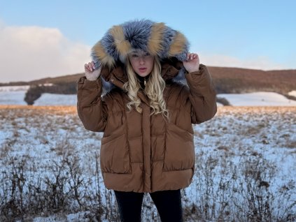 Dámska páperová bunda SILVER FLAME