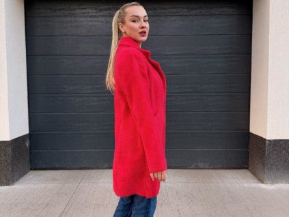 Alpaca Soft Coat – Raspberry