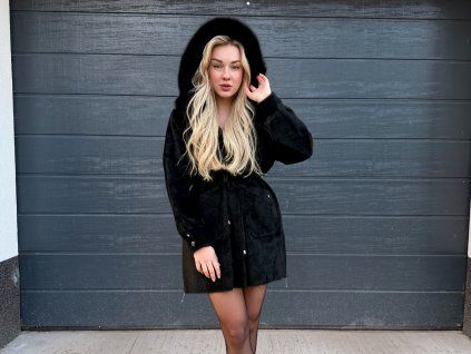LARA Coat – Black Fox Chic