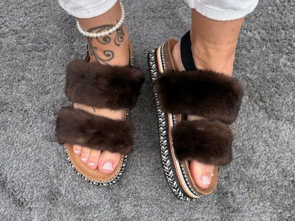 MONACO ÉLITE Mink Sandals – Limited Edition