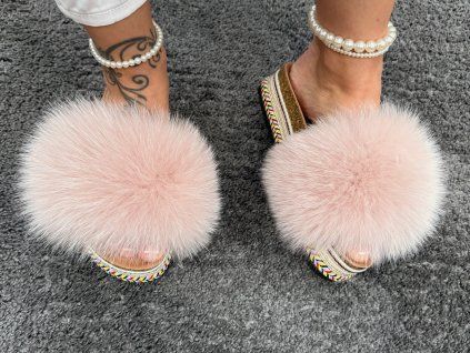 VALENTINO Fox Pink Luxury Slides