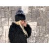 Silver Noir Mink Hat