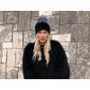Silver Noir Mink Hat