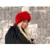 Fur Duo Collar red
