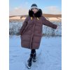 Dlhá páperová bunda s kožušinou SOFT WINTER