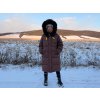 Dlhá páperová bunda s kožušinou SOFT WINTER