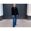 Chic Knit Jacket dámsky čierny kabátik