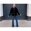 Chic Knit Jacket dámsky čierny kabátik