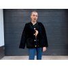 Chic Knit Jacket dámsky čierny kabátik