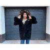 AURORA Fur Coat – Black Raccoon Luxury