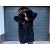 AURORA Fur Coat – Black Raccoon Luxury