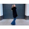 AURORA Fur Coat – Black Raccoon Luxury