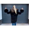 AURORA Fur Coat – Black Raccoon Luxury