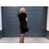 AURORA Fur Coat – Black Raccoon Luxury