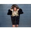 AURORA Fur Coat – Black Raccoon Luxury