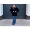 AURORA Fur Coat – Black Raccoon Luxury