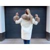 VIENNA Coat – Beige Raccoon Hood