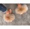 LUNA Beige Fox Slippers