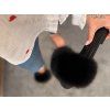 BLACK ICON Fox Slippers