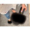BLACK ICON Fox Slippers