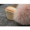 ROSÉLIA – platformové kožušinové šľapky