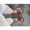 TAUPE ROYAL Mink Slides – Limited Edition