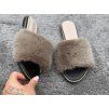 TAUPE ROYAL Mink Slides – Limited Edition