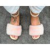 BLUSH ÉTOILE Mink Slides – Limited Edition