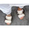 ARCTIC FOX Fur Sandals – Luxury Edition