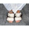ARCTIC FOX Fur Sandals – Luxury Edition