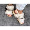 ARCTIC FOX Fur Sandals – Luxury Edition