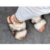 ARCTIC FOX Fur Sandals – Luxury Edition