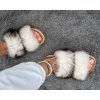 ARCTIC FOX Fur Sandals – Luxury Edition