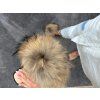 RACCOON Glam Fur Slides – Natural Edition