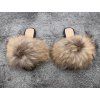 RACCOON Glam Fur Slides – Natural Edition