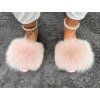 BABY PINK Fox Fur Slides Luxury