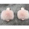 BABY PINK Fox Fur Slides Luxury