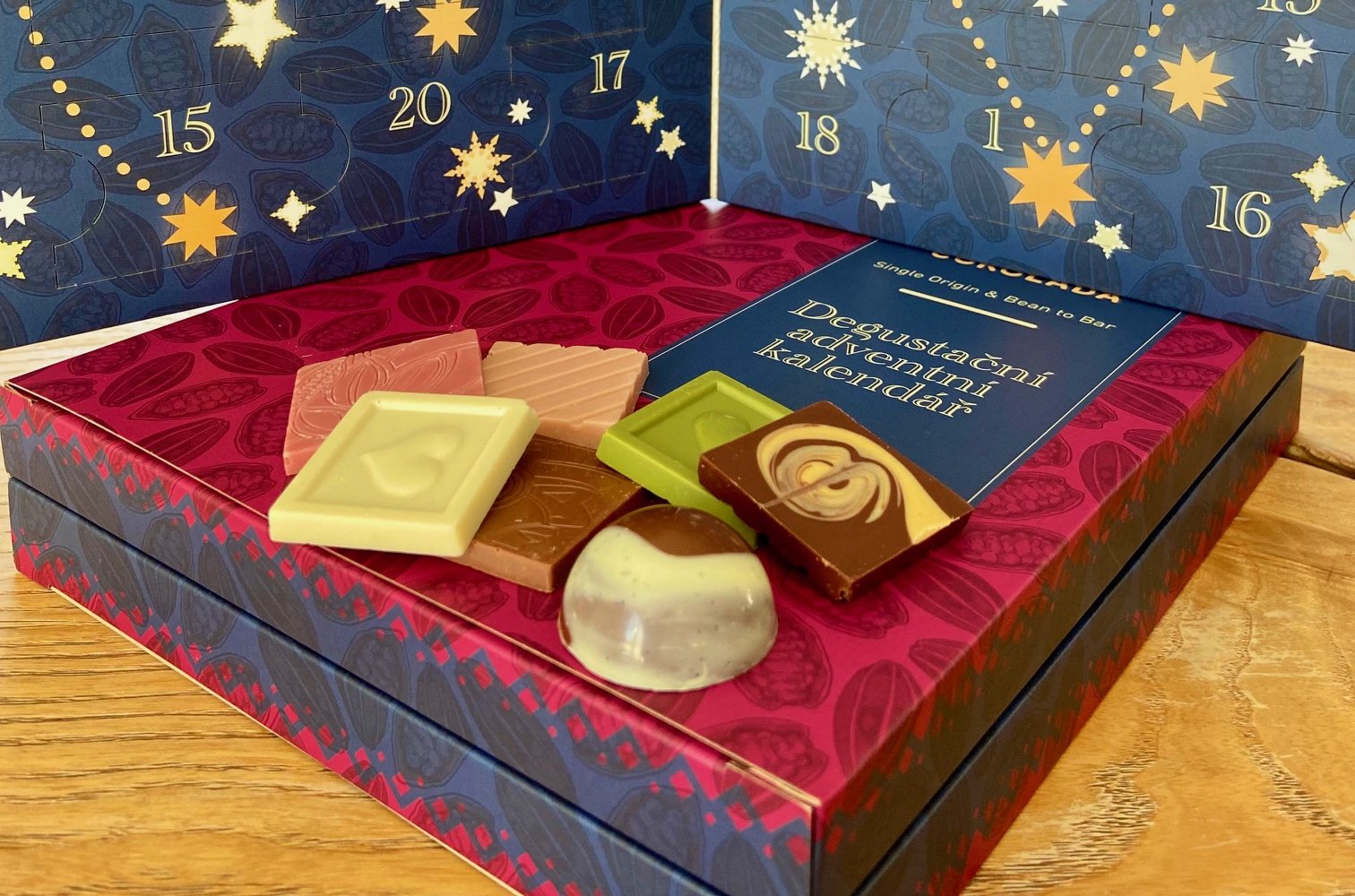 Chocolate advent calendar as a Christmas gift