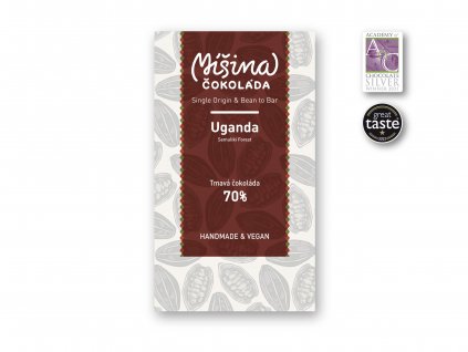 Tmavá čokoláda Uganda