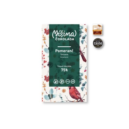 Tmavá čokoláda s pomerančem