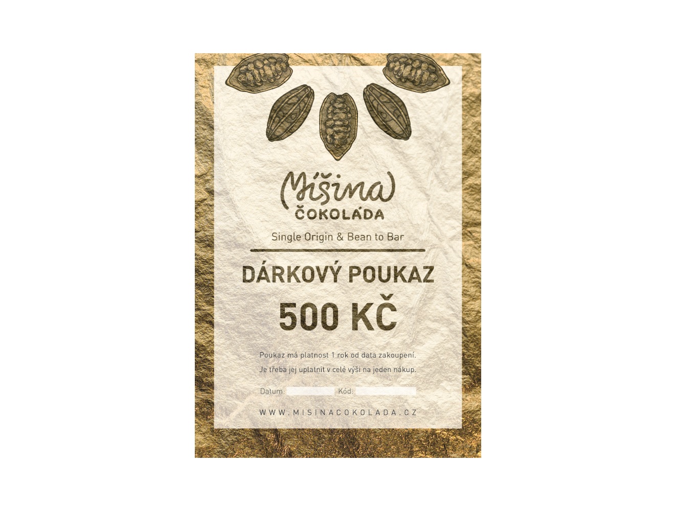 Levně Dárkový poukaz 500 Kč