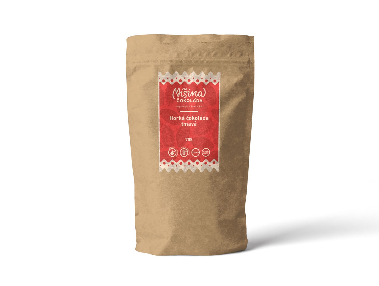 Míšina čokoláda Horká čokoláda Madagaskar 70% 1kg